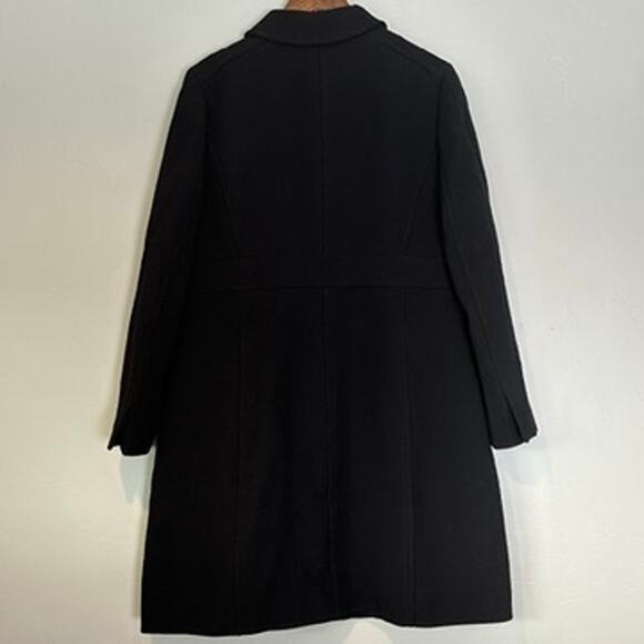 NEW J Crew Double Cloth Wool Lady Day Coat Thinsulate Sz 16 Black BM964 - Picture 4 of 16